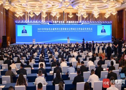 蔣錫培出席2025中外知名企業(yè)四川行，并受到四川省副省長陳書...